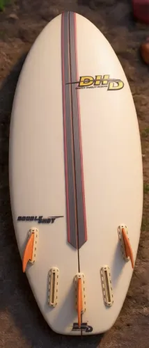 ? Prancha DHD Double Shot 5'10" - 5 Quilhas