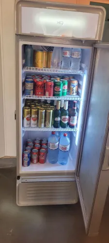 Refrigerador Expositor Vertical HQ porta de vidro 225lts Cinza