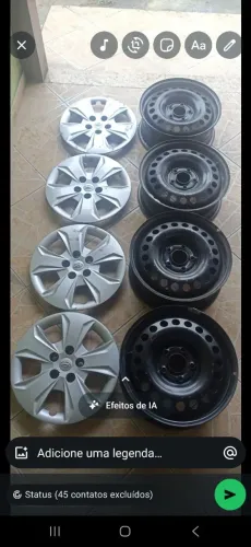 RODAS ARO 16 CKM CALOTAS
