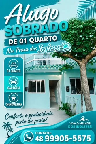 ALUGUEL ANUAL APARTAMENTO 1 QUARTO PRAIA DOS INGLESES FLORIANÓPOLIS DIRETO PROPRIETÁRIO