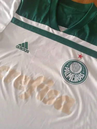 camisa original 2018 palmeiras adidas branca tamanho m