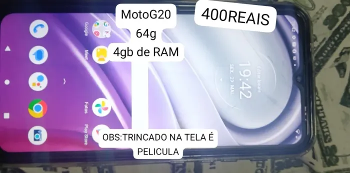 CELULAR MOTO G20 64GB. 4G DE RAM