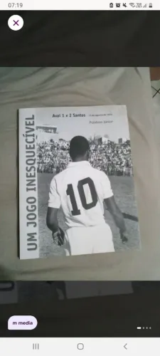 Livro um jogo inesquecível 1972 Avaí x Santos 