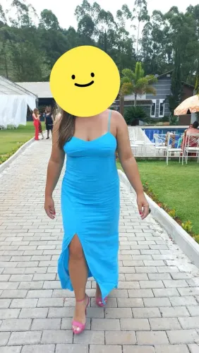 Vestido festa usado 1x