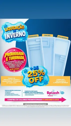 Piscinas a partir de R$ 9.886