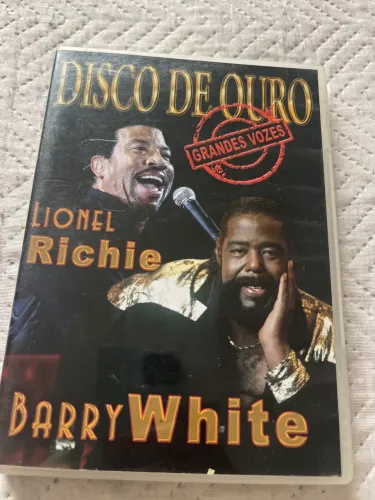 DVD Disco de ouro várias vozes Lionel Richie Barry white