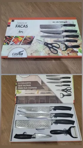 Jogo de facas nunca usado