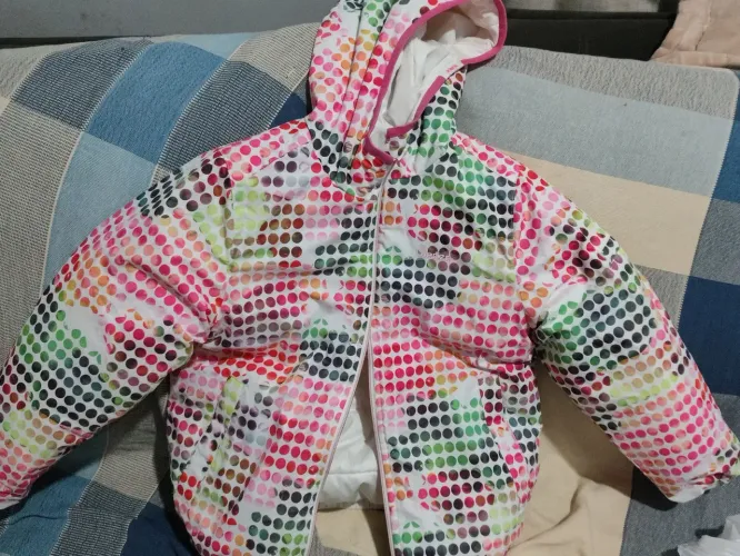 Jaqueta infantil dupla face importada