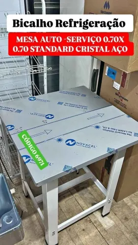 MESA AUTO SERVIÇO 70X70 NOVA