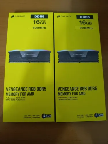 32Gb Memória DDR5 RGB (2x16Gb 6000Mhz) CL36 - NOVAS LACRADAS Oportunidade