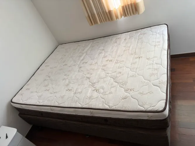 CAMA BOX DE CASAL + Colchão