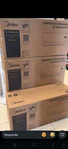 AR CONDICIONADO NOVO MIDEA 12.000 BTUS