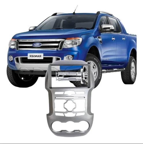 Moldura multimídia 9 polegadas Ford Ranger 2012 a 2016 Nova
