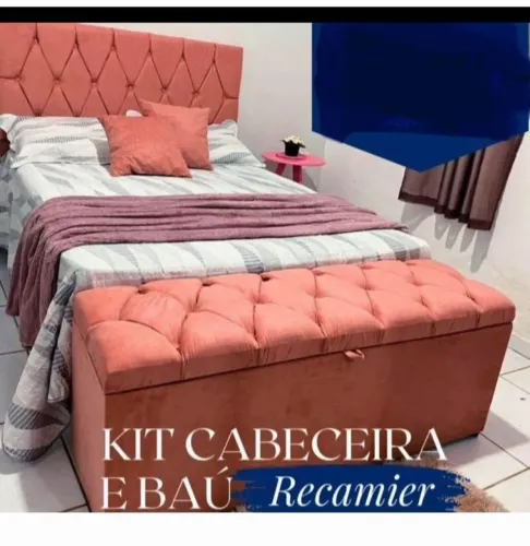 Kits de cabeceiras e baú recamier casal padrão apartir RS 690,00 kit contato 98- *