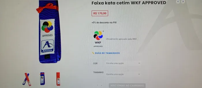 Faixas Arawaza Cetim Lindas Novas