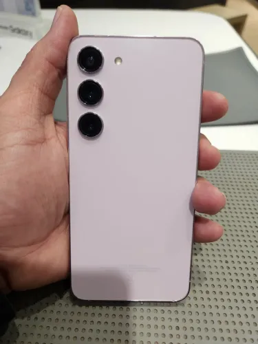 Samsung S23 128GB ROSA, linha na tela, UNICA DONA.