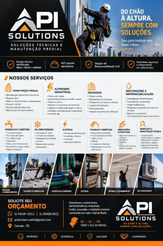 Alpinismo, Manutenção predial e industrial.