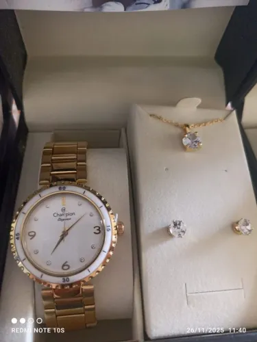 KIT RELÓGIO CHAMPION