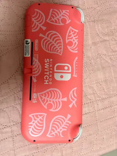 Nintendo Switch Lite Animal Crossing Rosa