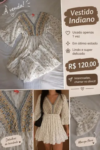Vestido Indiano