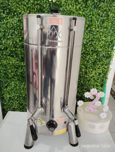 Cafeteira Industrial em inox com 2 torneiras
