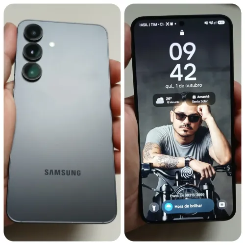 Samsung Galaxy S25 512GB Jet Black - Impecável + NF + Acessórios e Capas