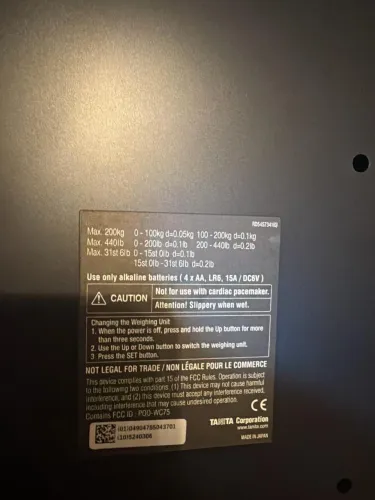 Balança Tanita InnerScan Pro RD-545PRO