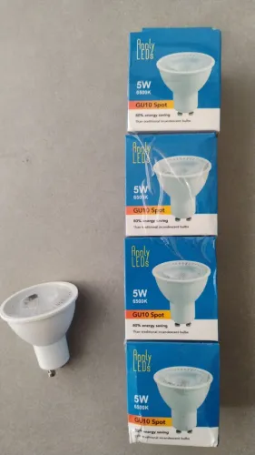 Lâmpada led dicróica 5W, bivolt, branco, 4 unidades