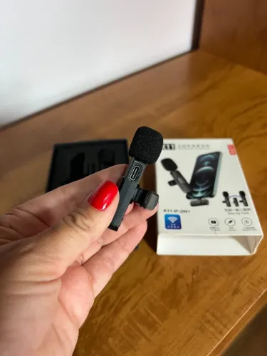 Microfone Externo Lapela Sem Fio para iPhone | NOVO