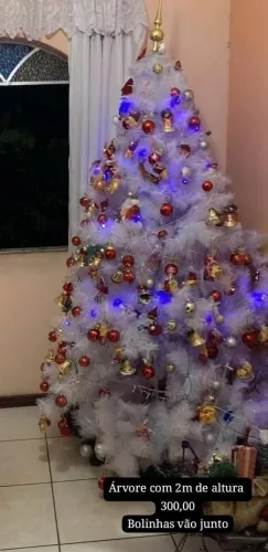 Árvore de Natal Branca 2m