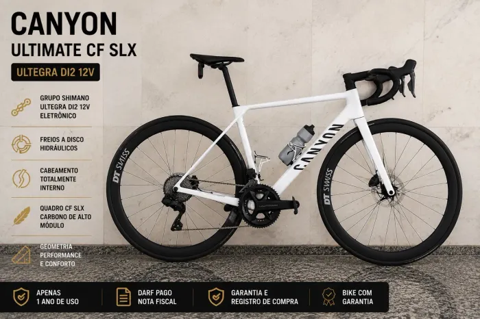 Canyon Ultimate CF SLX | Ultegra Di2 12v | DT Swiss Carbono | 7,7kg