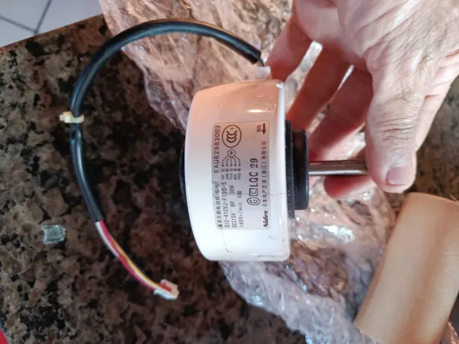 Motor do ventilador da evaporadora do ar LG inverter