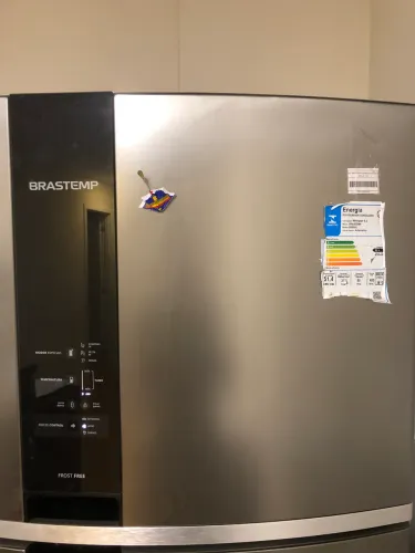 Geladeira duplex Brastemp inox