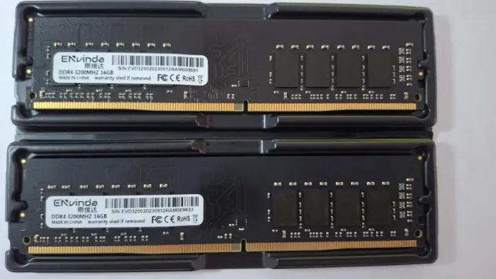 MEMÓRIA RAM DDR4 2x16 GB ENVINDA 3200 MHz 