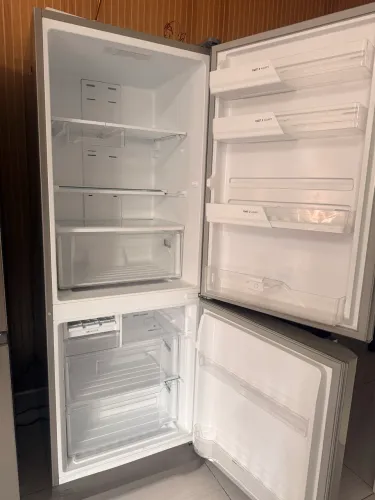 Geladeira Electrolux grande 2 porta de inox