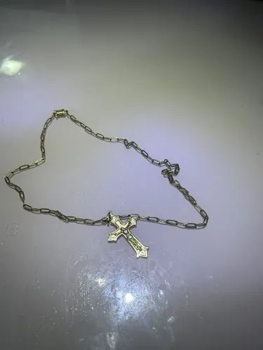CORDÃO PINGENTE BANHADO A OURO 18K