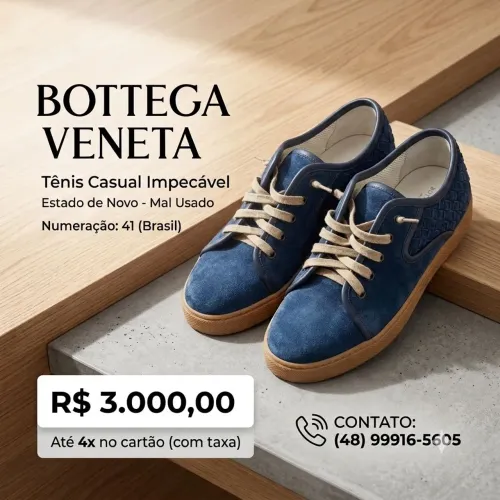 Vendo Tênis de Luxo Bottega Veneta