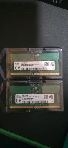 Memória Notebook DDR5 16GB (2x 8GB) 4800Mhz SK Hynix Original