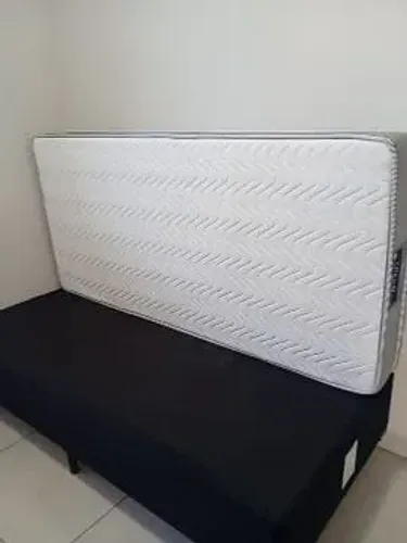 Cama box e colchão novos