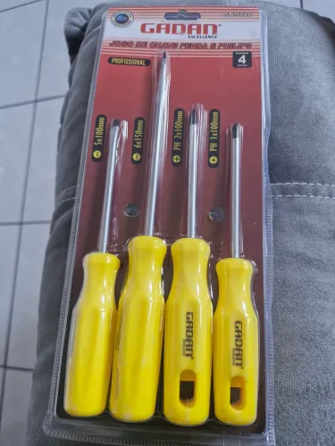 Chave de fenda e Philips 