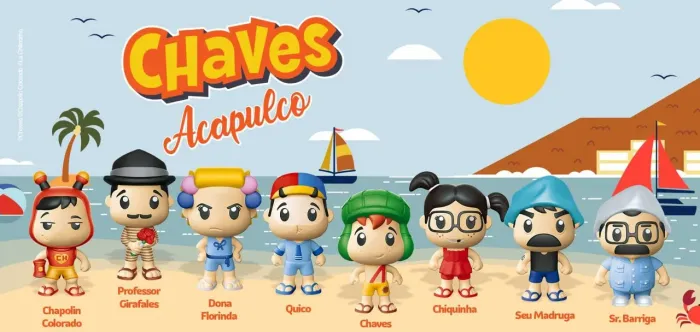 Coleção Chaves Acapulco Giraffas Completa