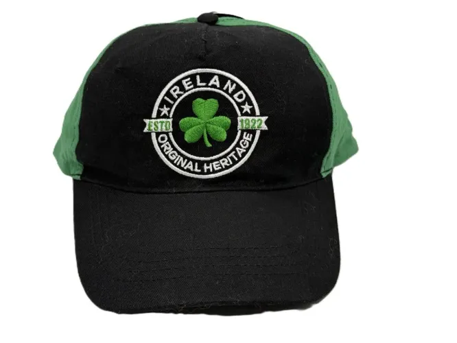 Boné Oficial Celtic Ireland Heritage Shamrock - Aba Curva Importado da Irlanda