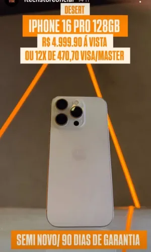 16 PRO DESERTO - APARELHO USADO