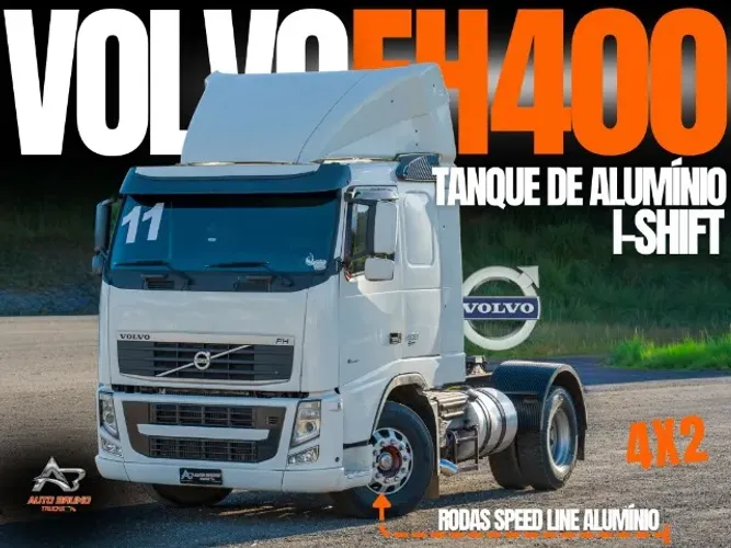 Volvo FH400 4x2 I-Shift - Rodas Speed Line Alumínio + 2 Tanques Alumínio + Câmbio Aut