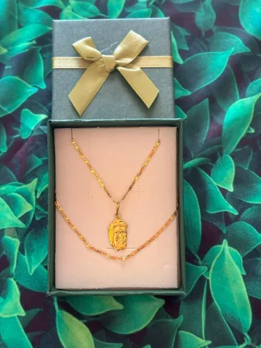 Cordão de Ouro 18k com Pingente