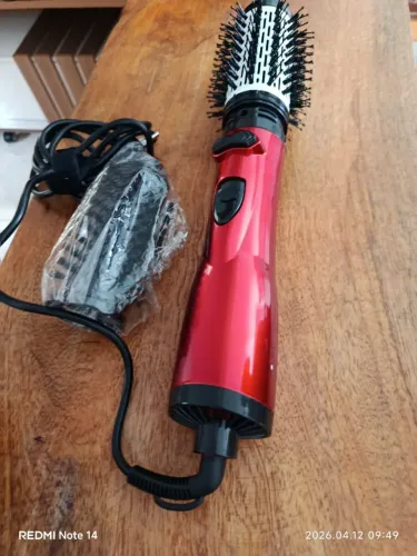 Escova rotativa elétrica secador de cabelo Profissional 2 em 1