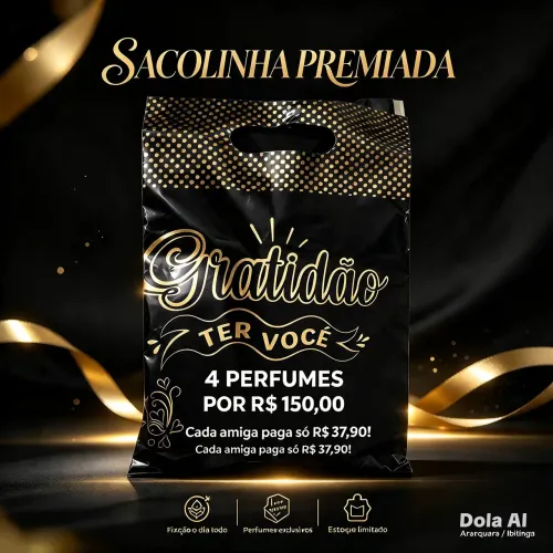 Kit perfumes 3 + brindes