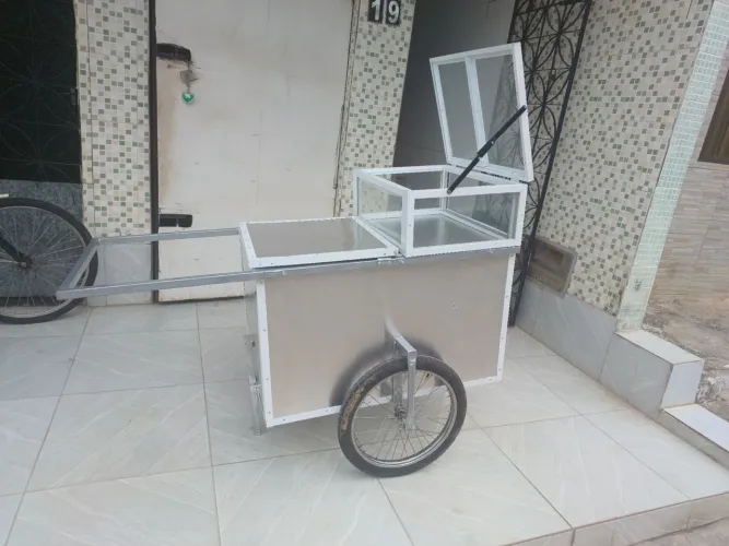 Carrinho de pipoca novo