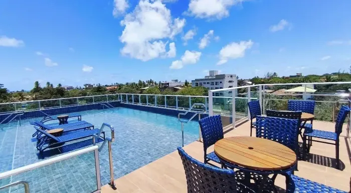 PORTO DE GALINHAS - Flat com 25 m² 1 quarto, condomínio fechado com piscina