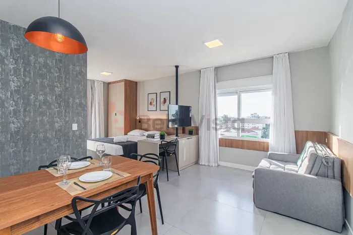 Studio 100% Mobiliado com Churrasqueira e Vaga - Connect João Wallig